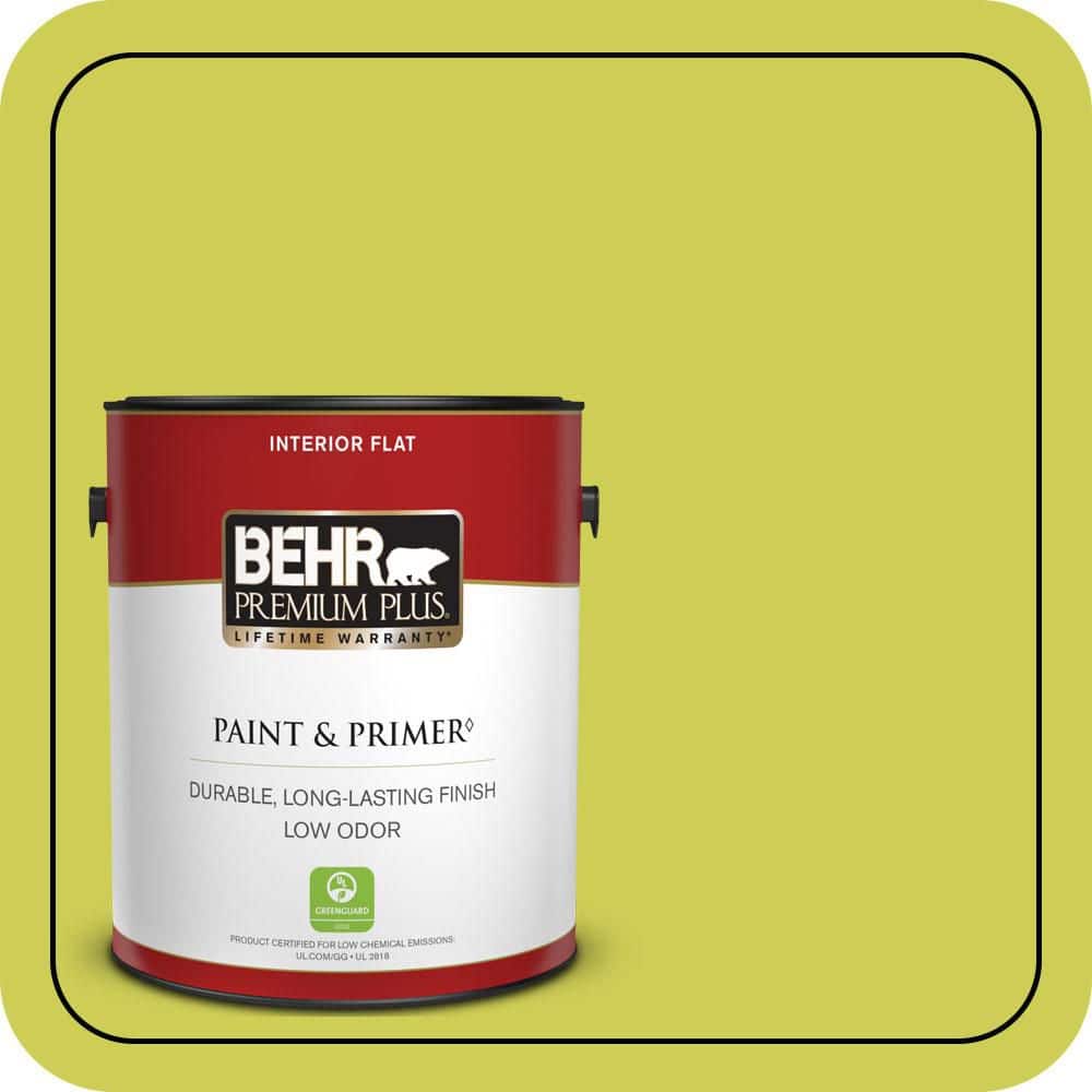 1 gal. #400B-5 Grape Green Flat Low Odor Interior Paint & Primer price history on PriceWatchPro