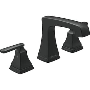 Ashlyn 8 in. Widespread 2-Handle Bathroom Faucet in Matte Black