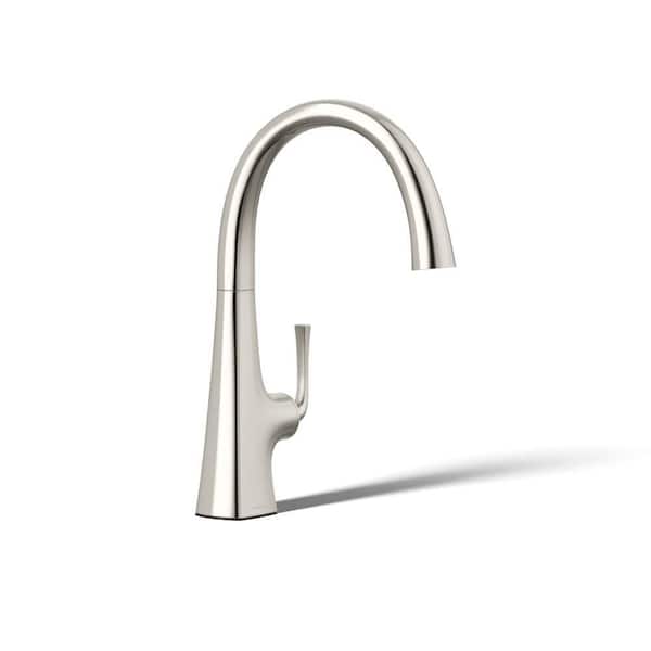 Graze Single Handle Bar Faucet In Vibrant Polished Nickel