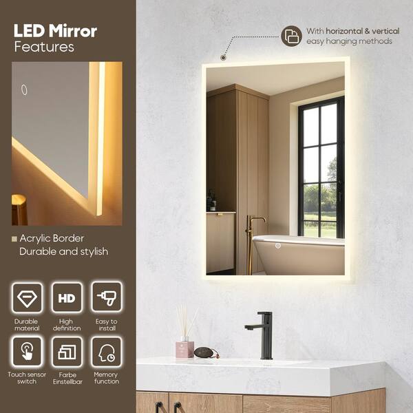 Luz 42 in. Single Bath Vanity in White with Marble Vanity Top in Carrara White with White basin