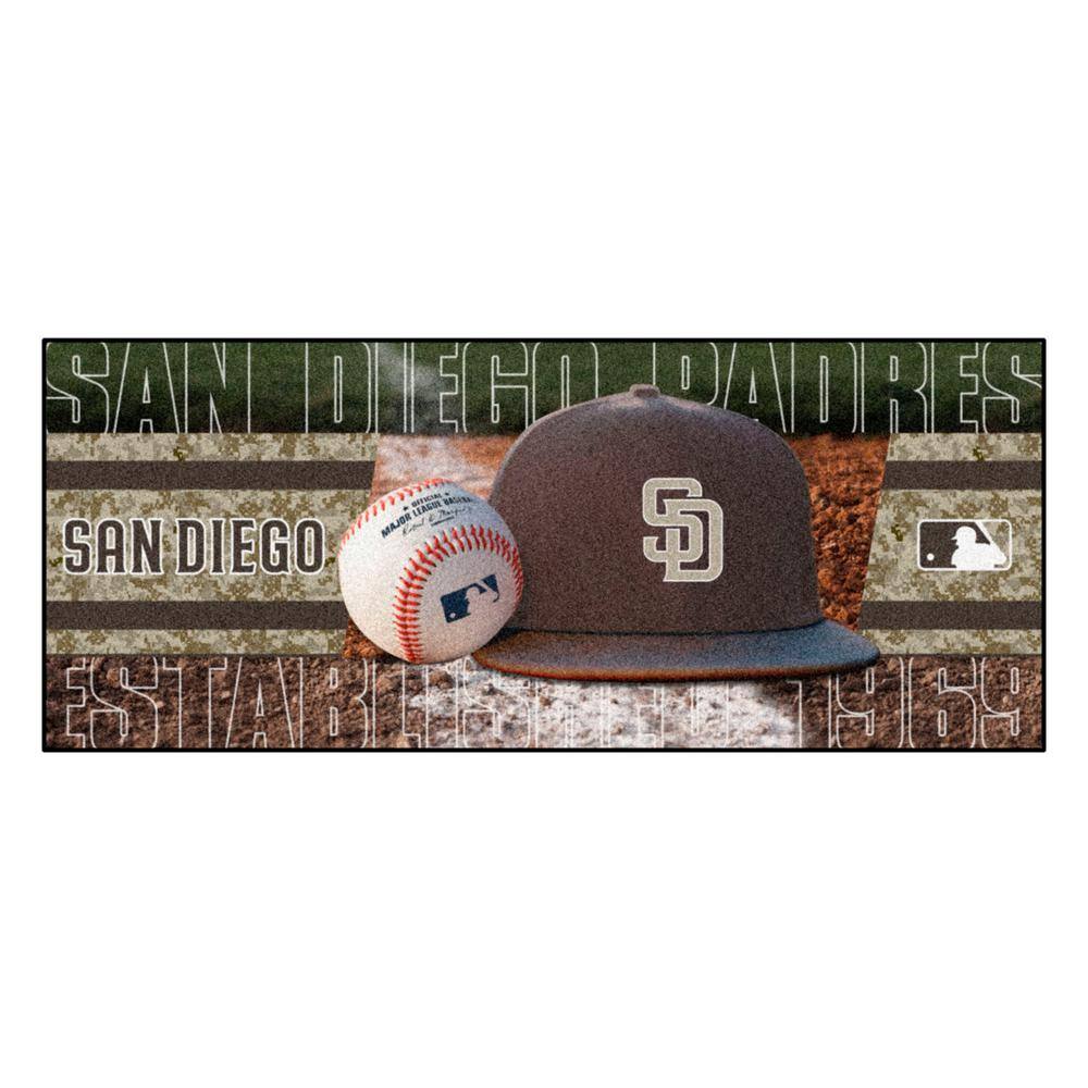 FANMATS San Diego Padres Brown 2 ft. x 2 ft. Round Area Rug 28200 - The  Home Depot