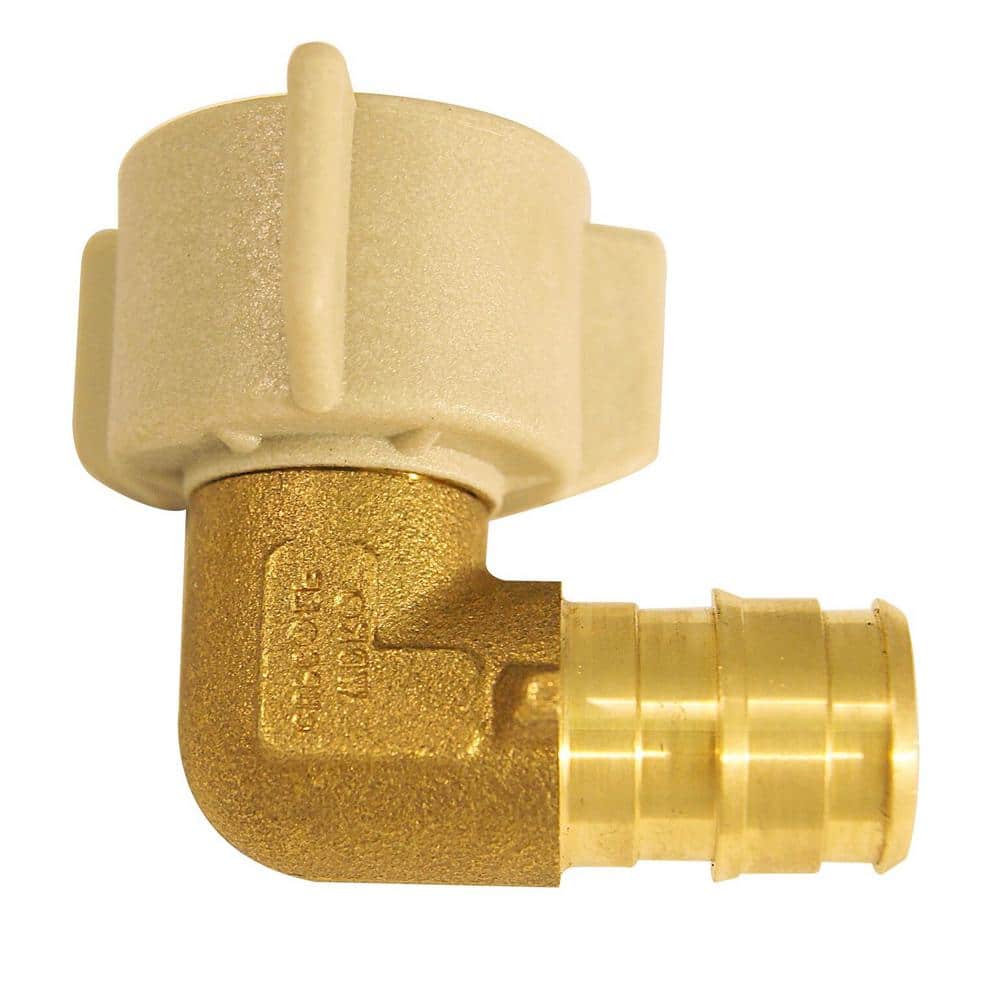 1/2 in. Brass PEX-A Expansion Barb x 1/2 in. FNPT Female Swivel 90-Degree Elbow price history on PriceWatchPro
