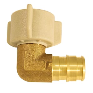 1/2 in. Brass PEX-A Expansion Barb x 1/2 in. FNPT Female Swivel 90-Degree Elbow