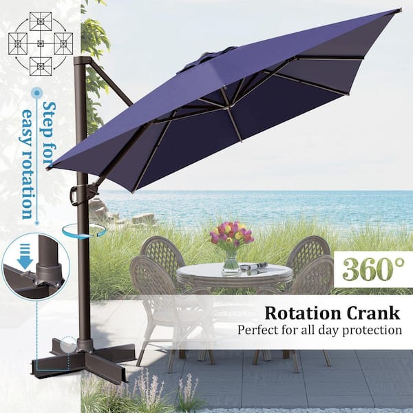 functionality of swivel oversized patio umbrella PURPLE LEAF 9' x 11.5' All-Day Shade Control White The Pellebant Outdoor 10x13ft Dual Top Patio Offset Umbrella is a functional and elegantly designed outdoor shade umbrella that provides you with a comfortable outdoor shade experience Smart Ways to Keep Your