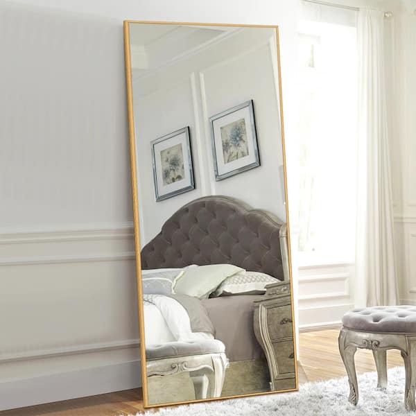 Dovelina 71 in. x 28 in. Oversized Modern Rectangle Metal Framed Bathroom Vanity Mirror