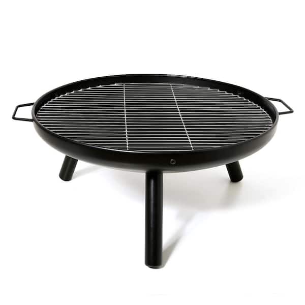 COOLSHARK 23 in. Outside Portable Metal Wood Burning Fire Pit Round Fire Pits and Outdoor Fireplaces for Patio, Camping
