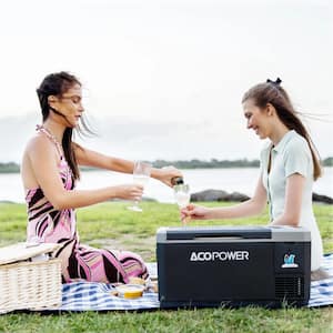 Mini Portable Refrigerator Freezer Portable Refrigerator, 19 qt. Car Freezer with APP Control, Low Noice,12V,45W Cooler