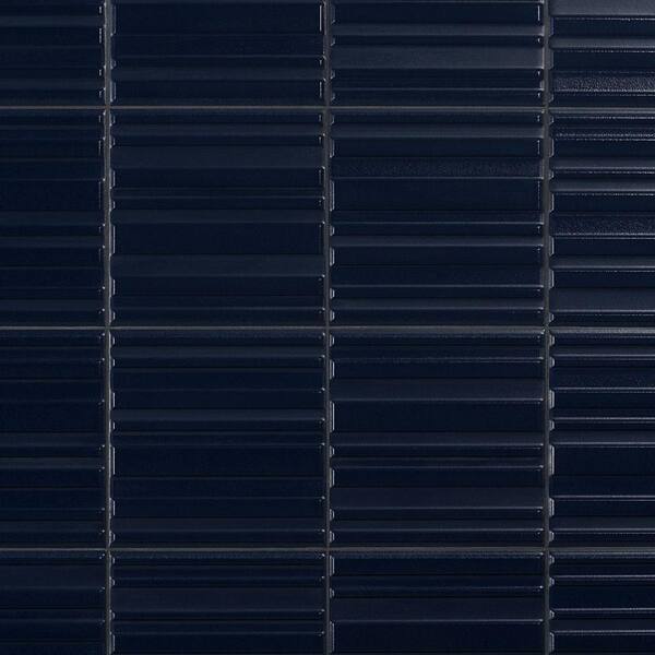 Ivy Hill Tile Newcastle Blue 7.87 in. x 15.74 in. Matte Ceramic Wall