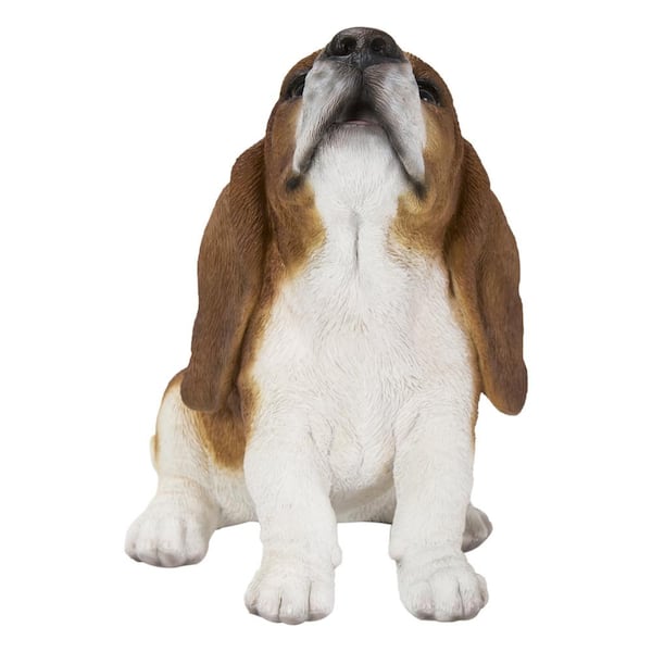 HI-LINE GIFT LTD. Basset Hound Puppy Howling Garden Statue