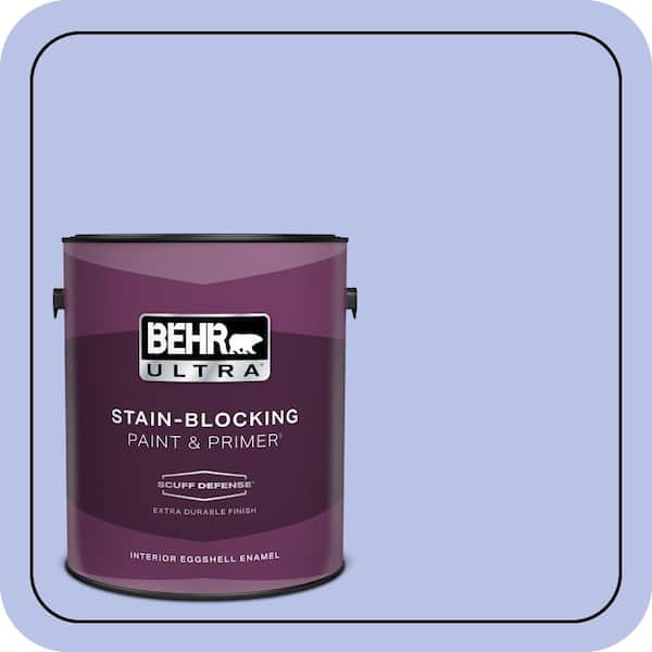 BEHR ULTRA 1 gal. #P540-3 Canterbury Bells Extra Durable Eggshell Enamel Interior Paint & Primer