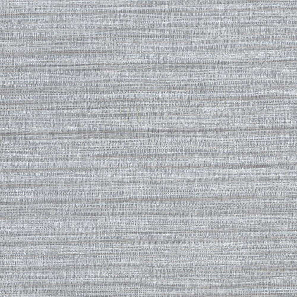 Tyrell Grey Faux Grasscloth Grey Wallpaper Sample