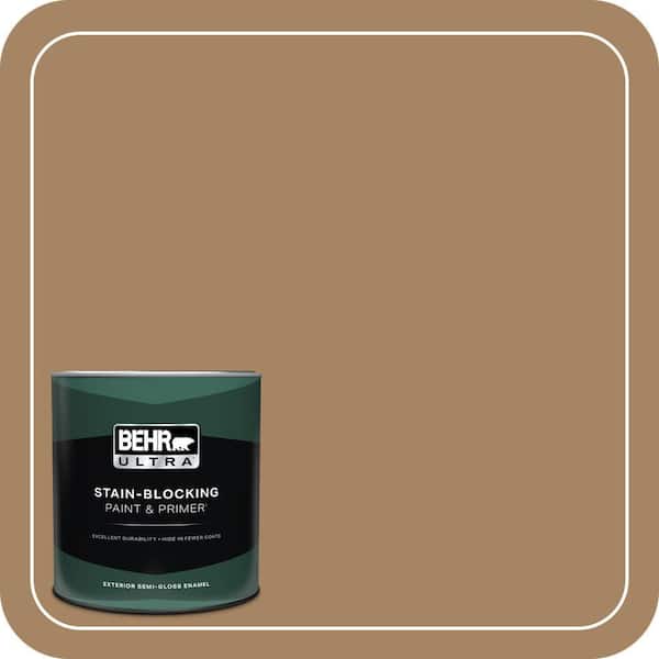 BEHR ULTRA 1 qt. #290F-5 Wooden Swing Semi-Gloss Enamel Exterior Paint & Primer