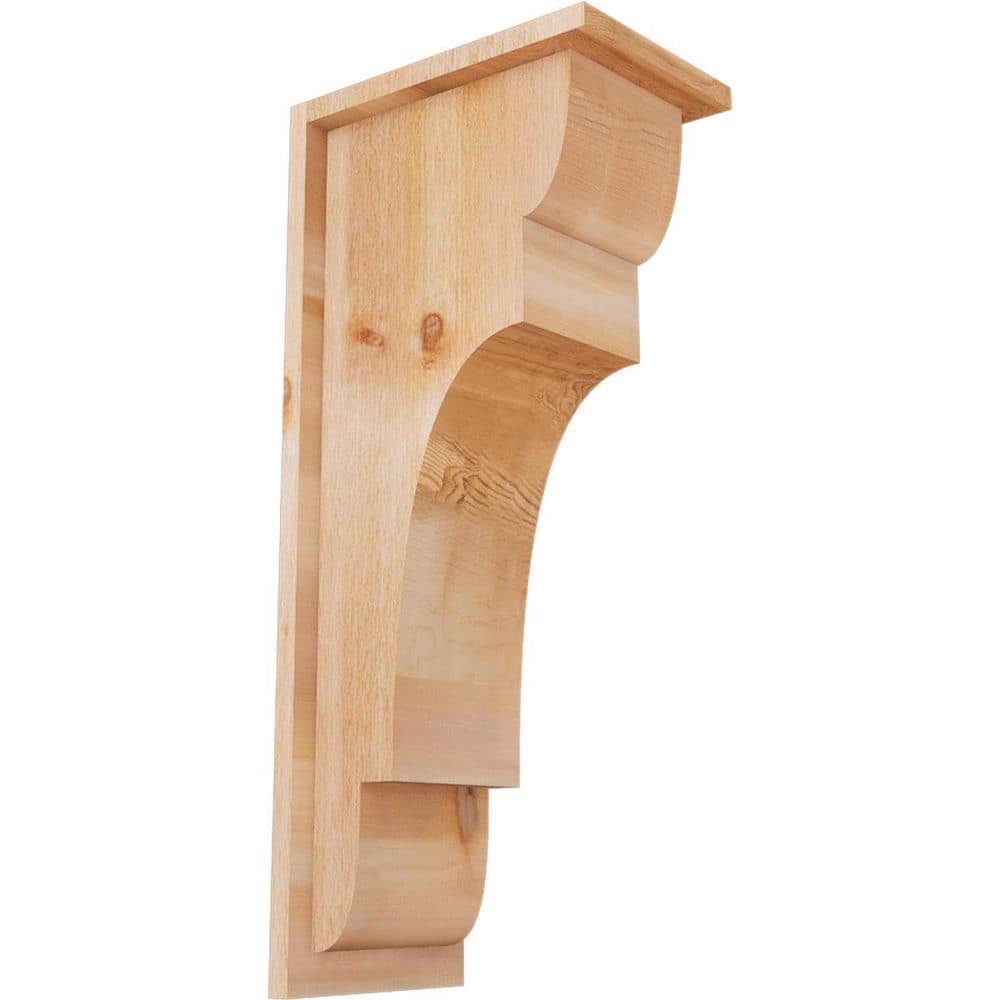 8 in. x 12 in. x 28 in. New Brighton Rough Sawn Western Red Cedar Corbel with Backplate price history on PriceWatchPro