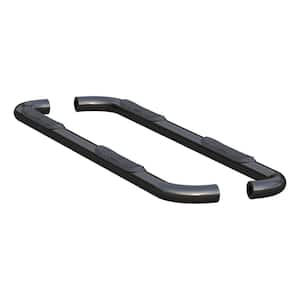 3-Inch Round Black Steel Nerf Bars, No-Drill, Select Ram 1500