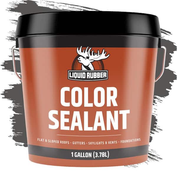 LIQUID RUBBER Liquid Rubber Color Sealant, 1 Gal. Dark Gray
