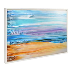 "Abstract Bright Landscape" by Xizhou Xie, 1-Piece Framed Canvas Abstract Art Print, 23 in. x 33 in.