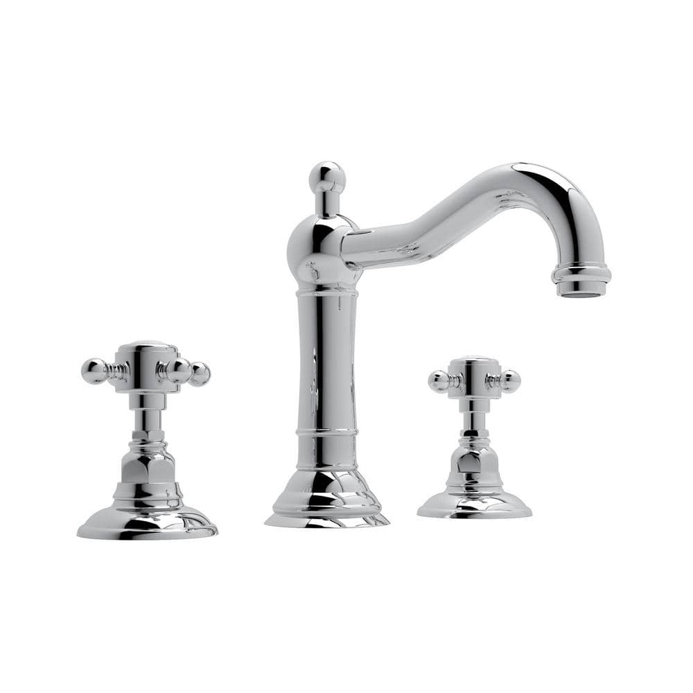 UPC 824438194878 product image for Acqui 8 in. Widespread Double-Handle Bathroom Faucet with Drain Kit Included in  | upcitemdb.com