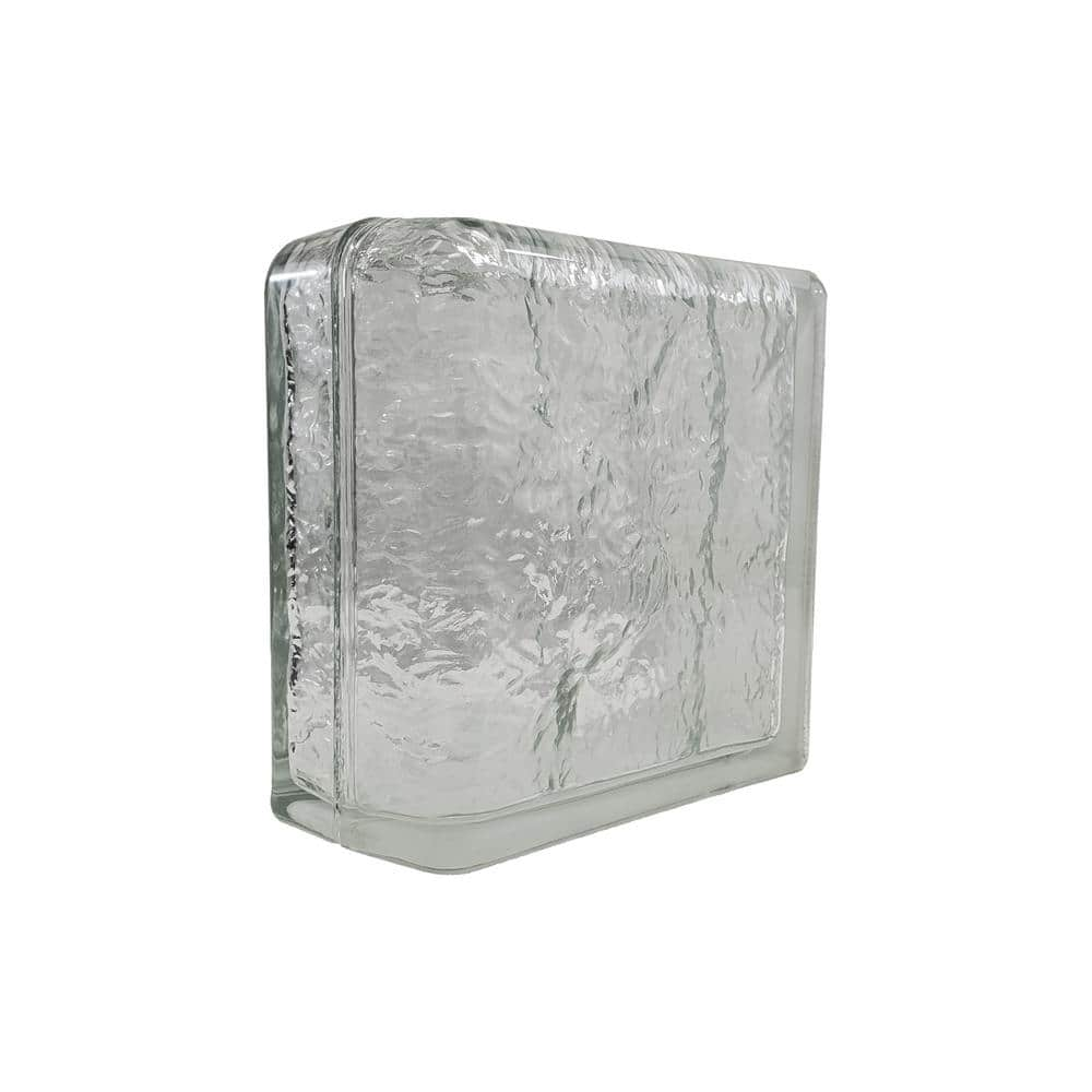 Reviews for REDI2CRAFT 7.5 in. x 7.5 in. x 3.125 in. Clear Pattern Glass  Block for Arts and Crafts (5-Pack)