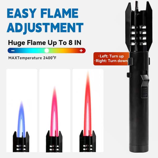 Lynzavix Zinc Alloy Ceramic Windproof Butane Torch Lighter