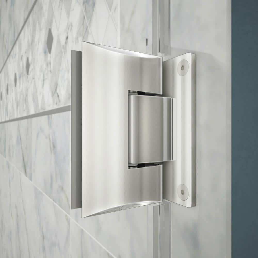 Unidoor 29" W x 72" H Frameless Shower Door with ClearMax Glass Treatment