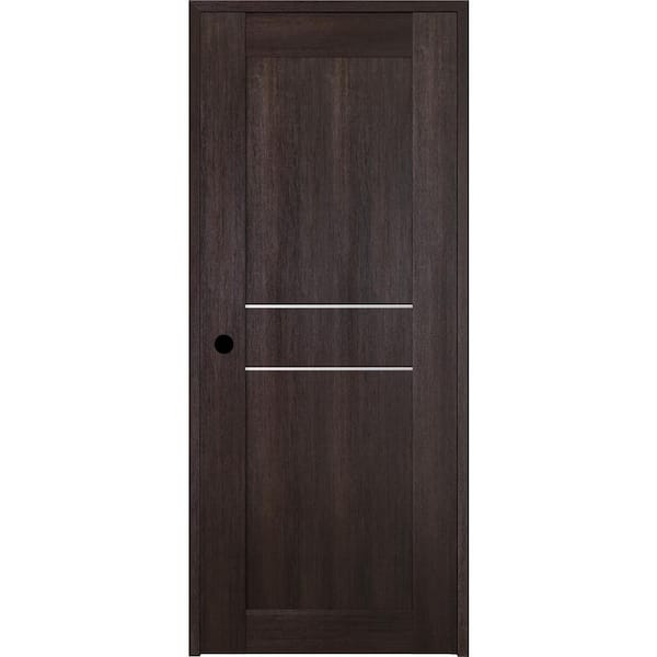 Belldinni Vona 30 in. x 80 in. Right-Handed Solid Core Veralinga Oak Prefinished Textured Wood Single Prehung Interior Door