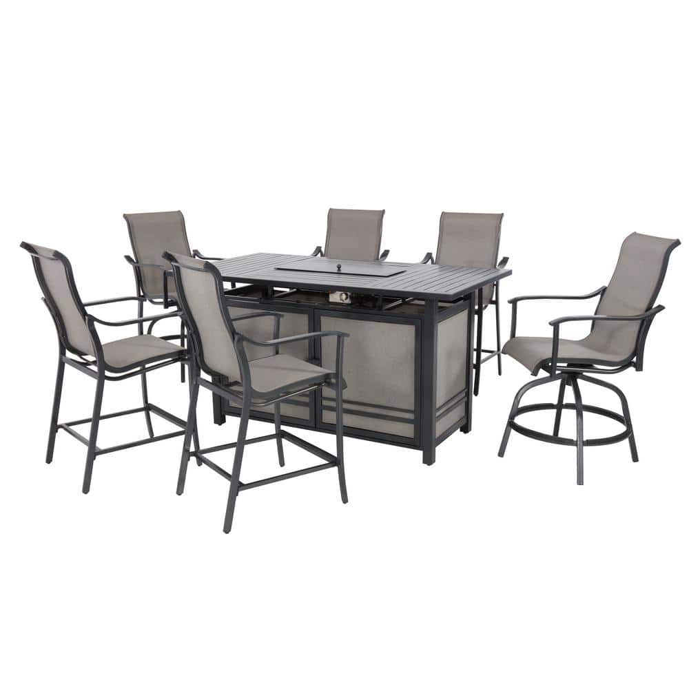 Exclusive Heritage 7Piece Aluminum All Weather Patio Dining Set 30,000