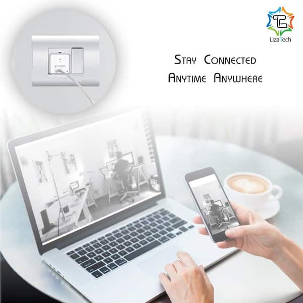 送料無料LizaTech Bluetooth Speaker Hidden IP Camera - 1080p Camera with Night Vision and Motion Detection並行輸入 LizaTech LizaTech Hidden Cameras Indoor 1-Camera Wireless Plug-in