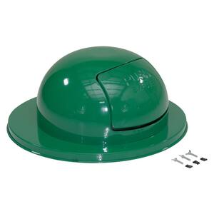 Steel Waste Disposal Top For Drum-Green