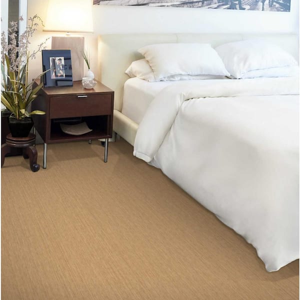 Natural Harmony Supreme - Color Beige Texture Custom Area Rug with Pad  213976 - The Home Depot