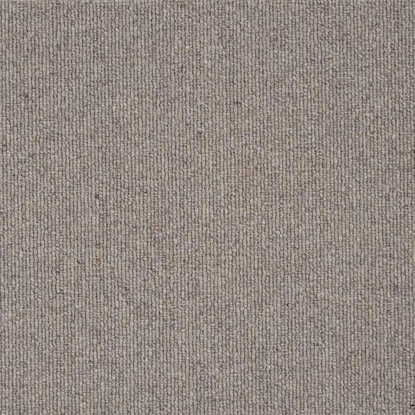 Natural Harmony Albaran - Quarry - Brown 13.2 ft. 32 oz. Wool Berber ...