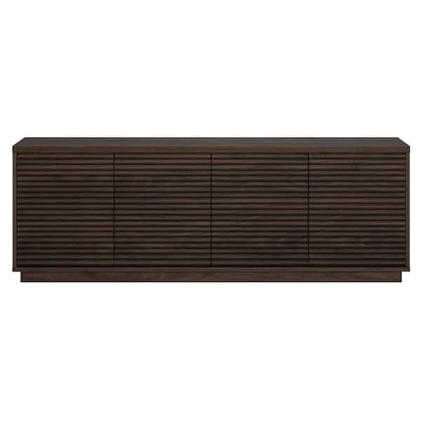 Tullis 70 in. Alder Brown TV Stand Fits TV's up to 78 in.