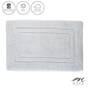 COVENTRY BATH MAT 20 in. x 30 in. COTTON WHITE