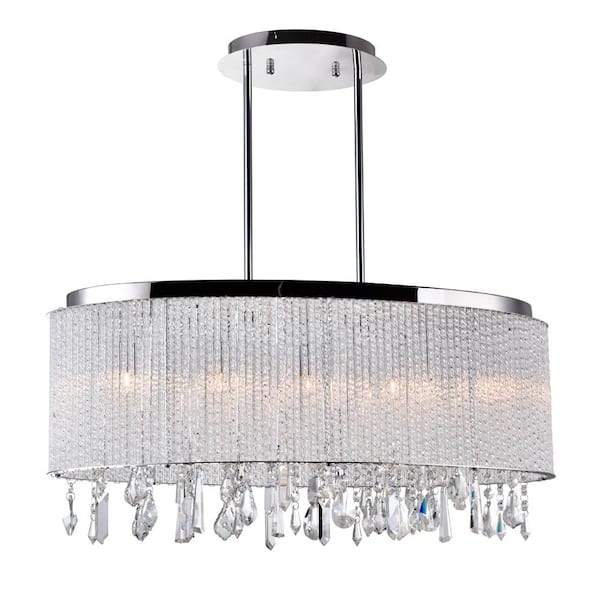 bensson twisted chrome pendant shade