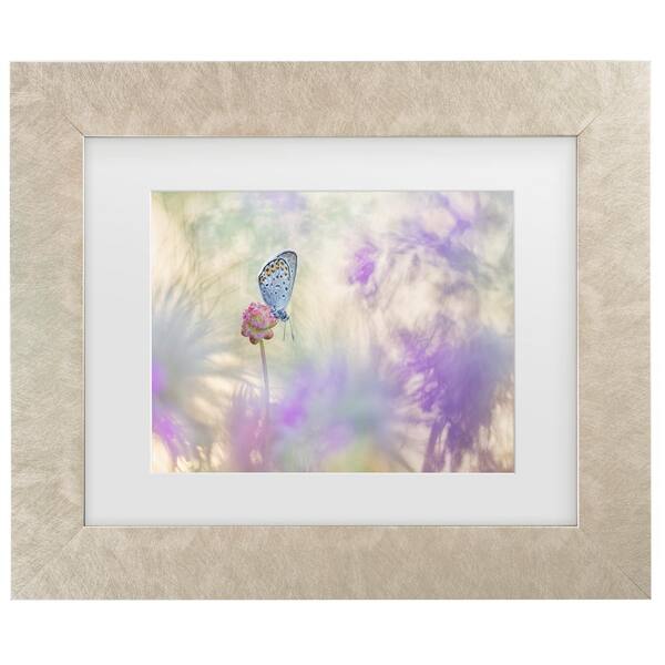 Trademark Fine Art Henrik Spranz Pulsatilla Meadow Matted Framed Photography Wall Art 14.5 in. x 17.5 in