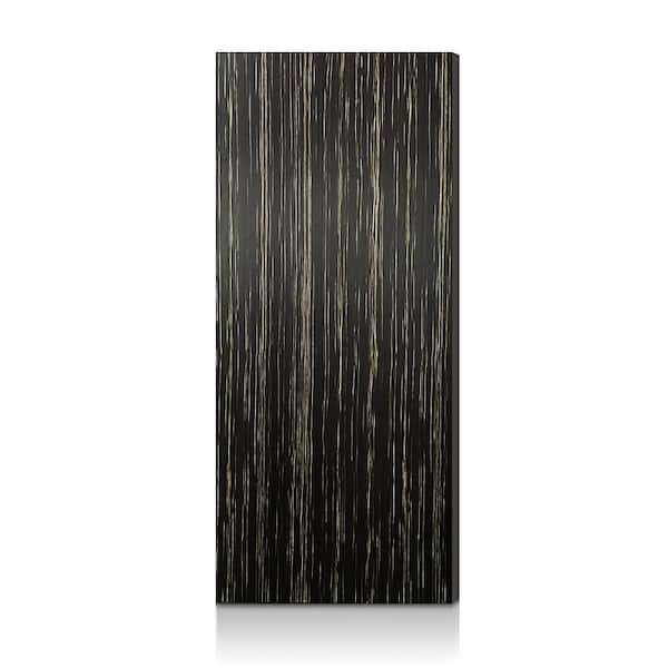 CALHOME 36 in. x 80 in. Hollow Core Composite Black Finished Interior Door Slab