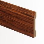 Distressed Brown Hickory 9/16 in. Thick x 3-1/4 in. Wide x 94 in. Length Laminate Wall Base Molding