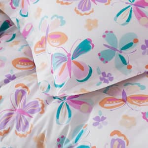 Butterflies Organic Cotton Percale Multi Cotton Standard Sham