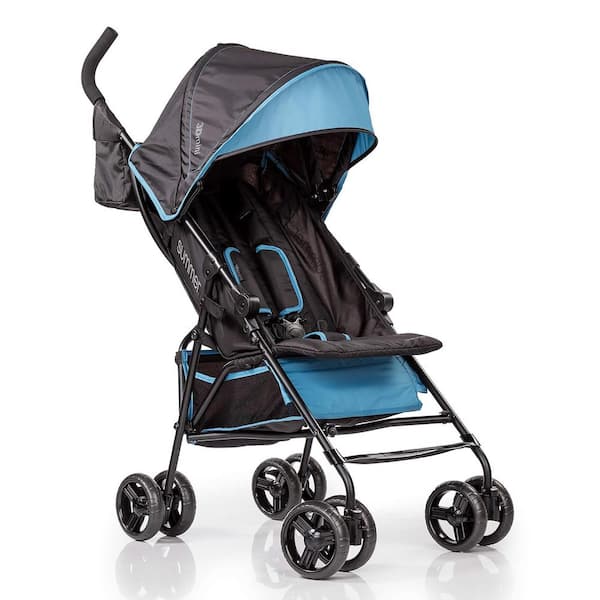3D Mini Stroller in Dusty Blue