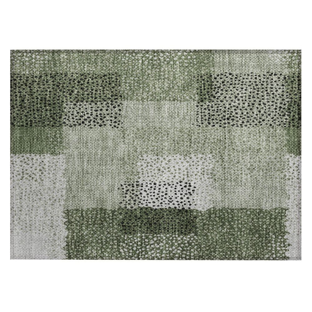 Chantille Machine Washable Indoor/Outdoor Abstract ACN2868 Aloe 3 ft. x 4 ft. Area Rug price history on PriceWatchPro