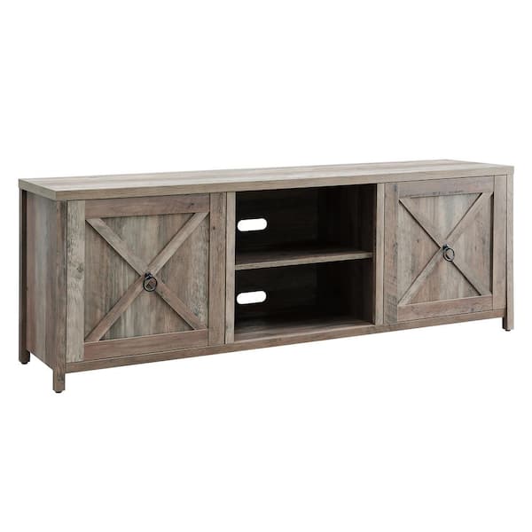 Meyer&Cross Granger 68 in. Gray Oak TV Stand Fits TV's up to 80 in.