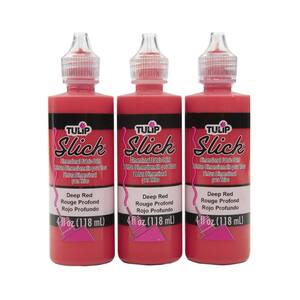 Slick Deep Red Dimensional Fabric Paint (3-Pack)