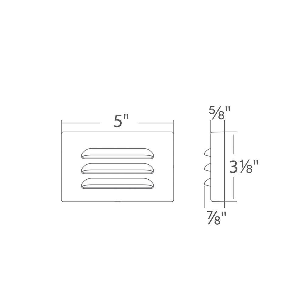 Bronze Dimmable Low Voltage LED Step Light