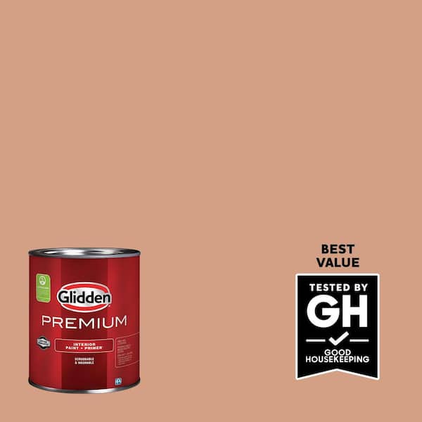 Glidden Premium 1 qt. #PPG1069-4 Orange Maple Eggshell Interior Latex Paint