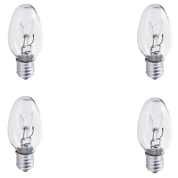 Philips 4-Watt C7 Incandescent Night Light Bulb (4-Pack)