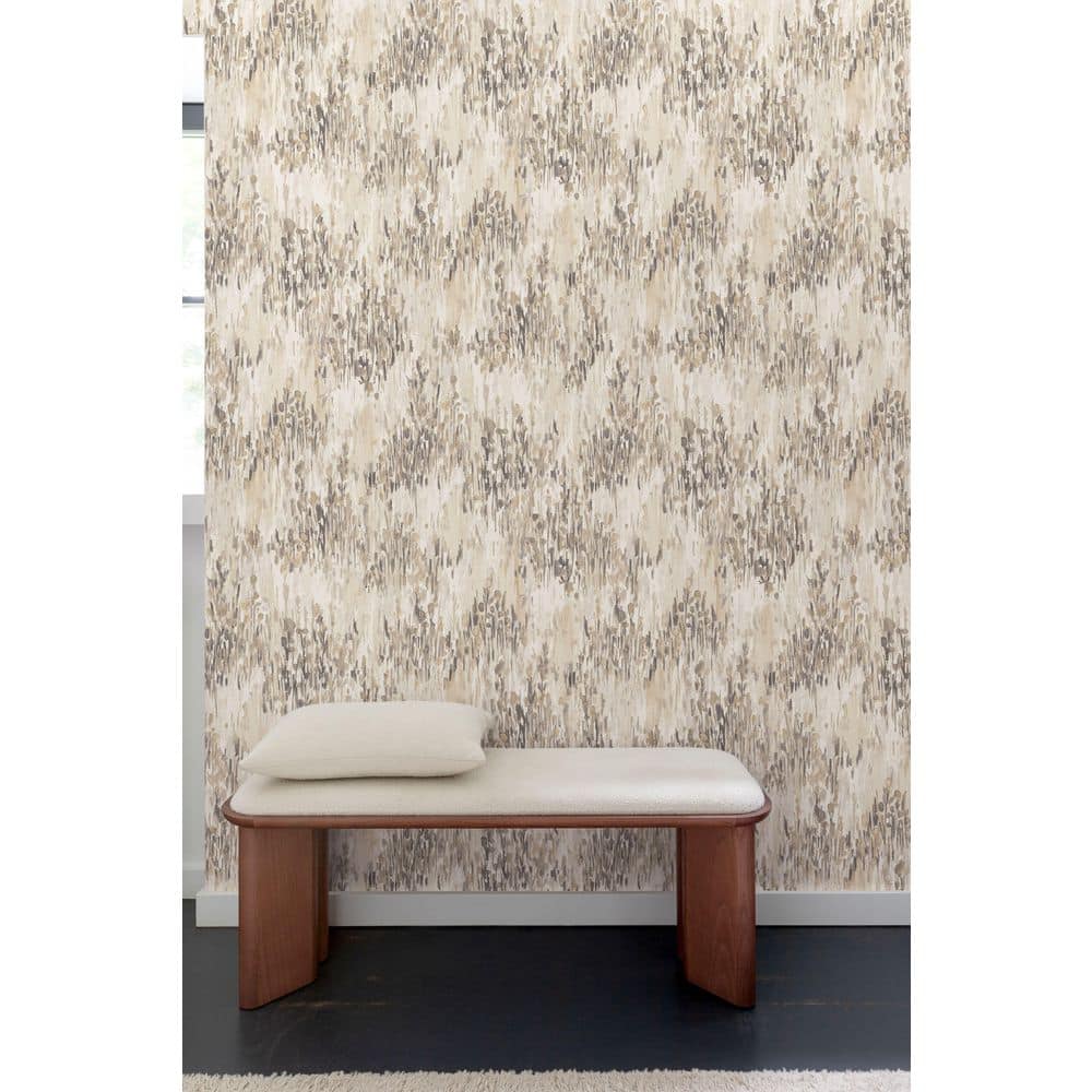 Newsprint Grey Abstract Grassland Print Non-Woven Non-Pasted Textured Wallpaper 57 Sq. Ft. price history on PriceWatchPro