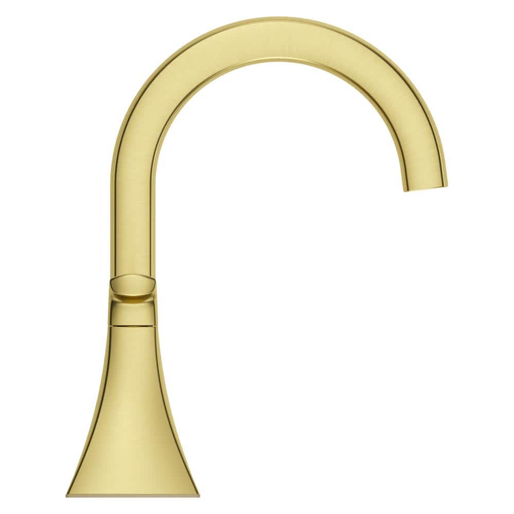 Brushed Gold 8-Inch Widespread Double Handle Bathroom Faucet