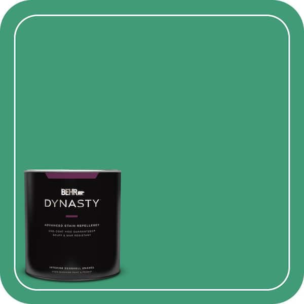 BEHR DYNASTY 1 qt. #MQ6-42 Dancing Jewel One-Coat Hide Eggshell Enamel Interior Stain-Blocking Paint & Primer