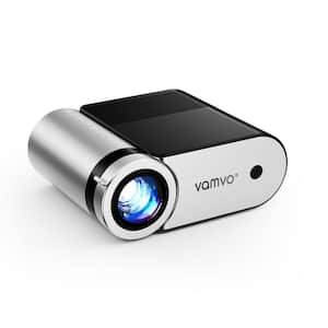1280 x 720 Mini HD Portable Projector 200 in. Mini HD Movie Projector with 220 ANSI Lumens Compatible with phone/Tablet