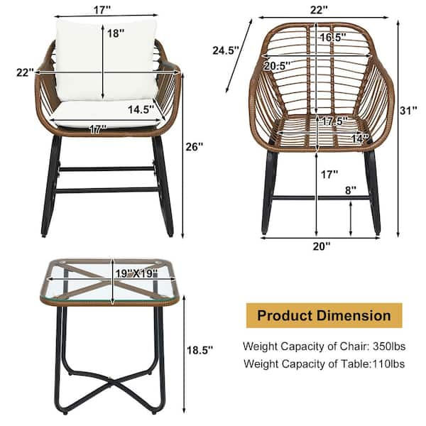 Patio Premier 16 in. L x 15 in. W x 2.5 H Square Outdoor Dining