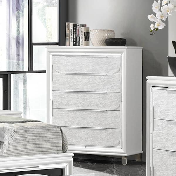 Acme Furniture Tarian 5-Drawers 17.74 in. W Chest of Drawers 